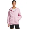 Build Your Brand Fluffy Sweatshirt Med Lynlås
