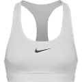 Nike Swoosh Medium Support-sports-bh med indlæg til kvinder - hvid