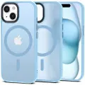 TechProtection iPhone 15 Tech-Protect Magmat Cover - MagSafe Kompatibel - Sky Blå / Frostet