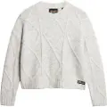Superdry Chunky Cable Striktrøje Med Høj Hals