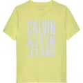 Calvin Klein Jeans Slogan Graphic T-shirt Med Korte ærmer