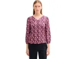 Tom Tailor 1044406 Crincle Henley 3/4 ærmet T-shirt