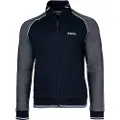 Hugo Boss BOSStil mænd. 50535851 Jakke Kontrastfarvet navy (S), Casual, Sport, Bomuld, Multisport, Blå