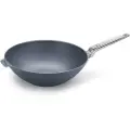 Woll Wok DIAMOND LITE PRO 32 cm, rustfrit stålhåndtag, titanium, WOLL