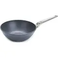 Woll Wok DIAMOND LITE PRO 32 cm, til induktion, rustfrit stålhåndtag, titanium, WOLL