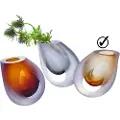 Philippi Vase OCHIO 12 cm, rav, glas, Philippi