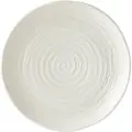 MIJ Middagstallerken WHITE SPIRAL MIJ 29,5 cm, hvid