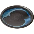 MIJ Forrettallerken BLUE BLUR 19 cm, blå, keramik, MIJ