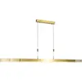 QAZQA Justerbar pendellampe guld inkl. LED - Lamba