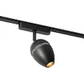 QAZQA Moderne sort spotlight til 1-faset skinnesystem inkl. LED - Magnetic Eggy
