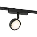 QAZQA Moderne sort spotlight til 1-faset skinnesystem inkl. LED drejelig og vippbar - Magnetic Lance