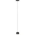QAZQA Moderne sort pendellampe til 1-faset skinnesystem inkl. LED - Magnetic Lance