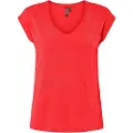 Pieces T-shirts m. korte ærmer Pieces PCBILLO TEE LUREX STRIPES dame EU S