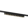 QAZQA Moderne sort loftslampe til skinnesystem 1-faset 12W 3000K - Magnetic Puntua