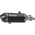 Akrapovic Line Steel&carbon Gts 125 17-18 Ref:s-ve125so1-hzbl Ikke-homologeret Slip-on Lyddæmper