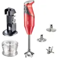 Bamix Stavblender DELUXE type D, 200 W, rød, Bamix
