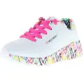 SKECHERS Skecherstil kvinder/piger. 314976L Træningssko Uno Lite Lovey Luv hvid (38), 3-5 cm, Blonder, Casual, børnetøj