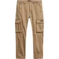 Superdry Superdrytil mænd. M7011132A Cargo-bukser Core brun (32/32), Casual, Bomuld
