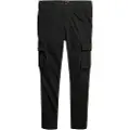 Superdry Superdrytil mænd. M7011132A Cargo-bukser Core sort (32/32), Casual, Bomuld