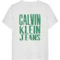 Calvin Klein Jeans Slogan Graphic T-shirt Med Korte ærmer