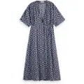 Scotch & Soda 179582 Kortærmet Midi-kjole