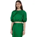 Scotch & Soda 179610 Cropped Kortærmet Bluse