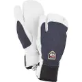Hestra votter og hansker Army Leather Patrol 3-finger skihandsker, marin