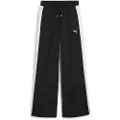 Puma T7 Oversized Track Pants Unisex, Clothing, Black, L