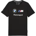 Puma BMW M Motorsport Essentials Logo Tee Men, Clothing, Black, L