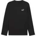 Puma Essentials No. 1 Logo Long Sleeve Tee Men, Clothing, Black, XXL
