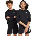 Nike Sportswear Club Fleece-sweatshirt til større børn - sort