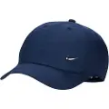 Nike Dri-FIT Club-Swoosh-kasket i metal til børn - blå