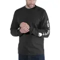 Carhartt Logo T-shirt Med Lange ærmer