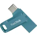 SanDisk Ultra Dual Drive Go 128gb Usb Type-a / Usb Type-c Blå