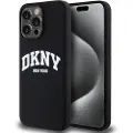 DKNY iPhone 15 Pro Max DKNY Liquid Silicone Arch Logo Cover - MagSafe-kompatibel - Sort