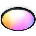 WiZ Connected SuperSlim loftslampe 22W 2700-6500K RGB, sort