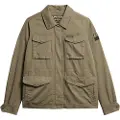 Superdry Superdrytil kvinder. W5011762A Broderet militærjakke M65 grøn (XS), Casual, Bomuld