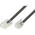 Deltaco Telefonkabel 3m. Rj-45 Rj-11