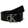 Calvin Klein Jeans Monogram Plaque Buckle Bælte