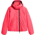 Superdry Superdrytil kvinder. W5011747A Vindjakke med hætte til bjergene lyserød (S), Casual, Pink, Genanvendt polister, Bæredygtig