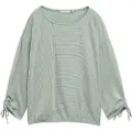 Tom Tailor Structured Stripe 3/4 ærmet T-shirt