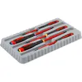 Bahco 9882sl skruetrækkersæt 5 dele 1000v - slimblade be-9882sl pz/lk
