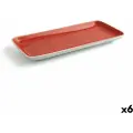 Ariane Terra Rectangular Keramisk Køkkenfontæne 36x16.5 Cm 6 Enheder