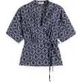 Scotch & Soda 179606 Kortærmet Bluse