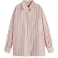 Scotch & Soda Striped Girlfriend Skjorte Med Lange ærmer