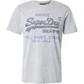 Superdry Superdrytil mænd. M1012216A Heritage relaxed fit T-shirt grå (XXL), Casual, Bomuld, Korte ærmer