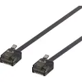 Deltaco Uutp-2007 Netværkskabel Sort 0,3 M Cat6a U/utp (utp) Rj-45 Cat6a 0.3m. Sort