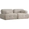 Atelier Del Sofa - Sofa med 2 sæder Puca - Beige - 2-pers. sofaer - - Homeroom