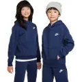Nike Sportswear Club Fleece-pullover-hættetrøje til større børn - blå