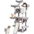 Vevor Cat Tree 68,5" Cat Tower til indendørs katte med Cat Condos kradsestolpe